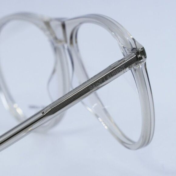 🕶️ New Saint Laurent SL667OPT 003 Eyeglasses - Transparent Beige Frame - Picture 9 of 11